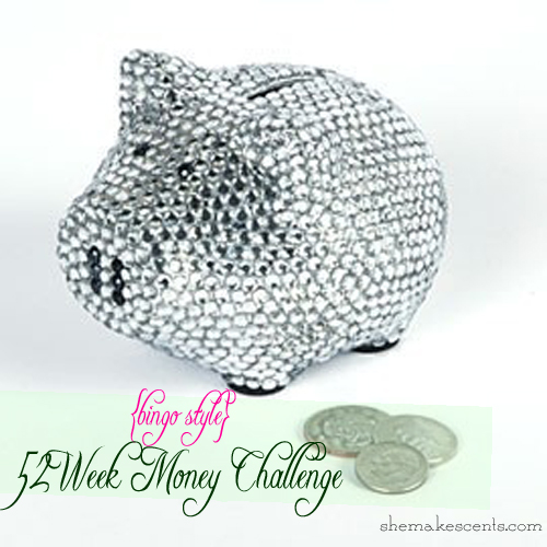Bingo Style Money Challenge