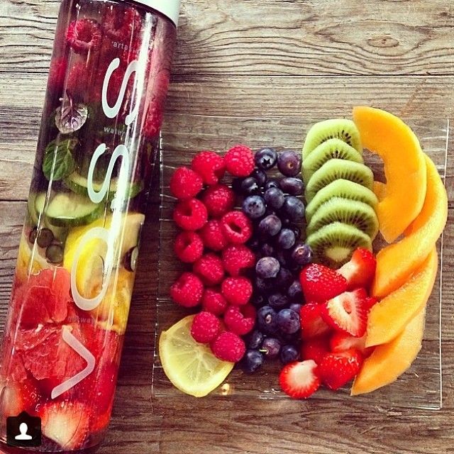 fruit infused voss water