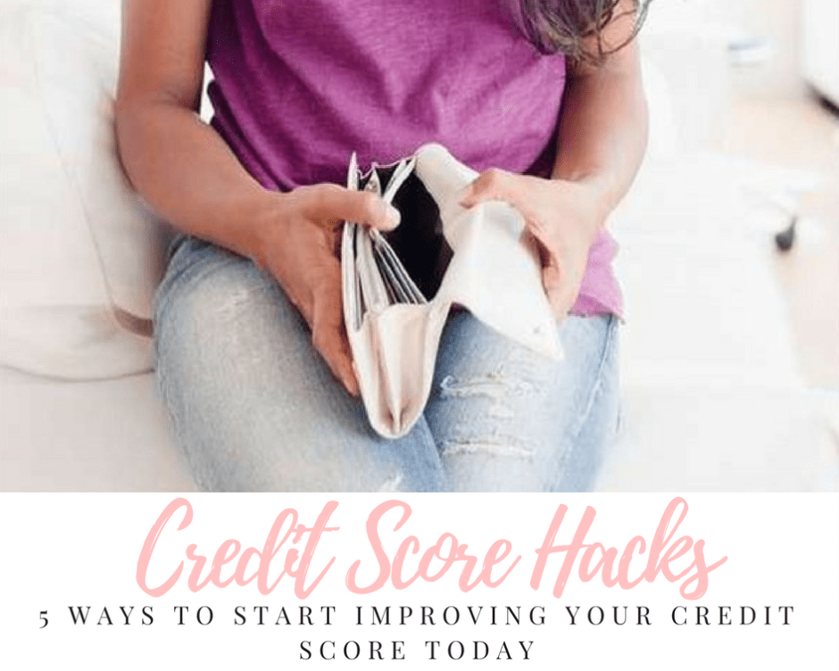 How To Improve Your Credit Score Today from blogger Danielle YB Vason of She Makes Cents | Money Hacks