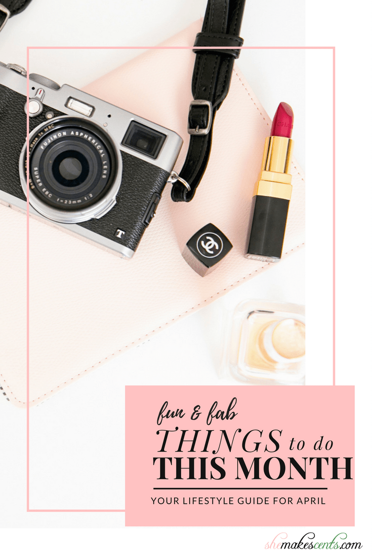 Things to Do This Month- April 2017