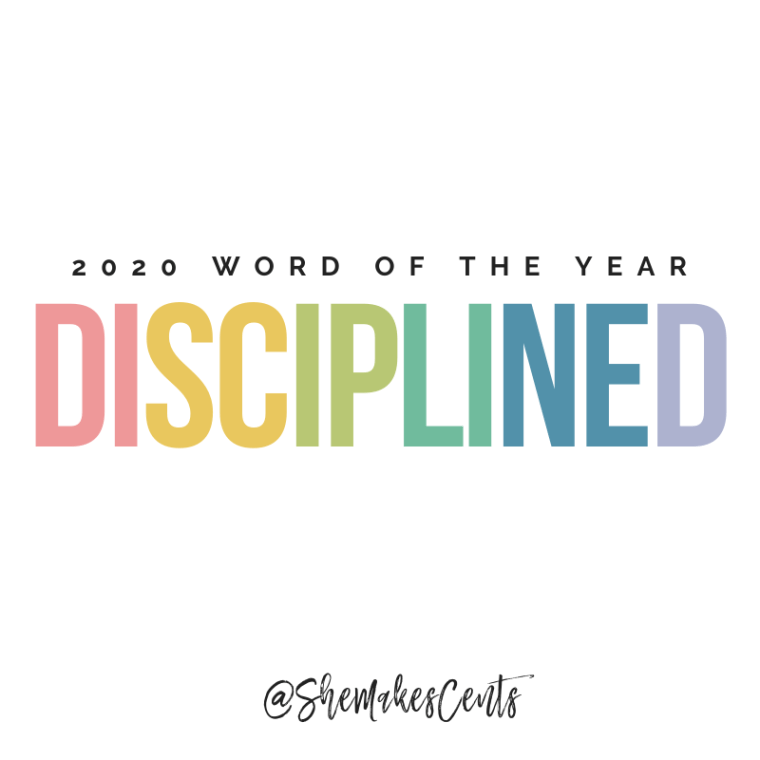 2020 Word of the Year from top Atlanta blogger, Danielle YB Vason of She Makes Cents